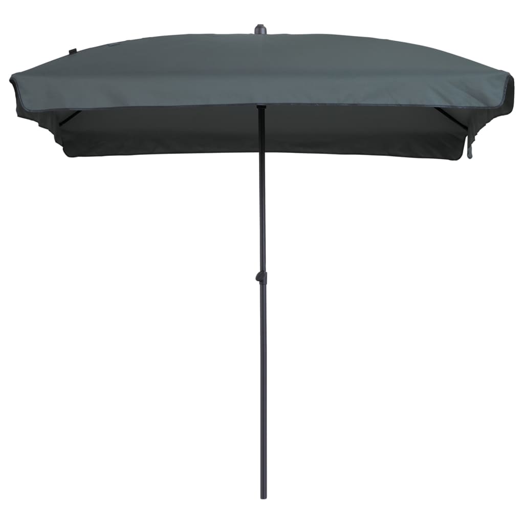 Madison Градински чадър Patmos Luxe, правоъгълен, 210x140 см, сив