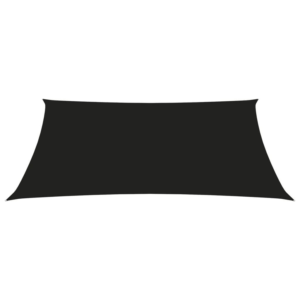 vidaXL Платно-сенник, Оксфорд текстил, правоъгълно, 3,5x4,5 м, черно