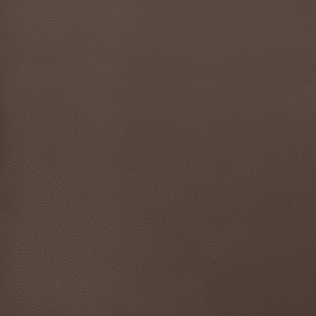 vidaXL Горна табла с уши, кафява, 103x23x78/88 см, изкуствена кожа
