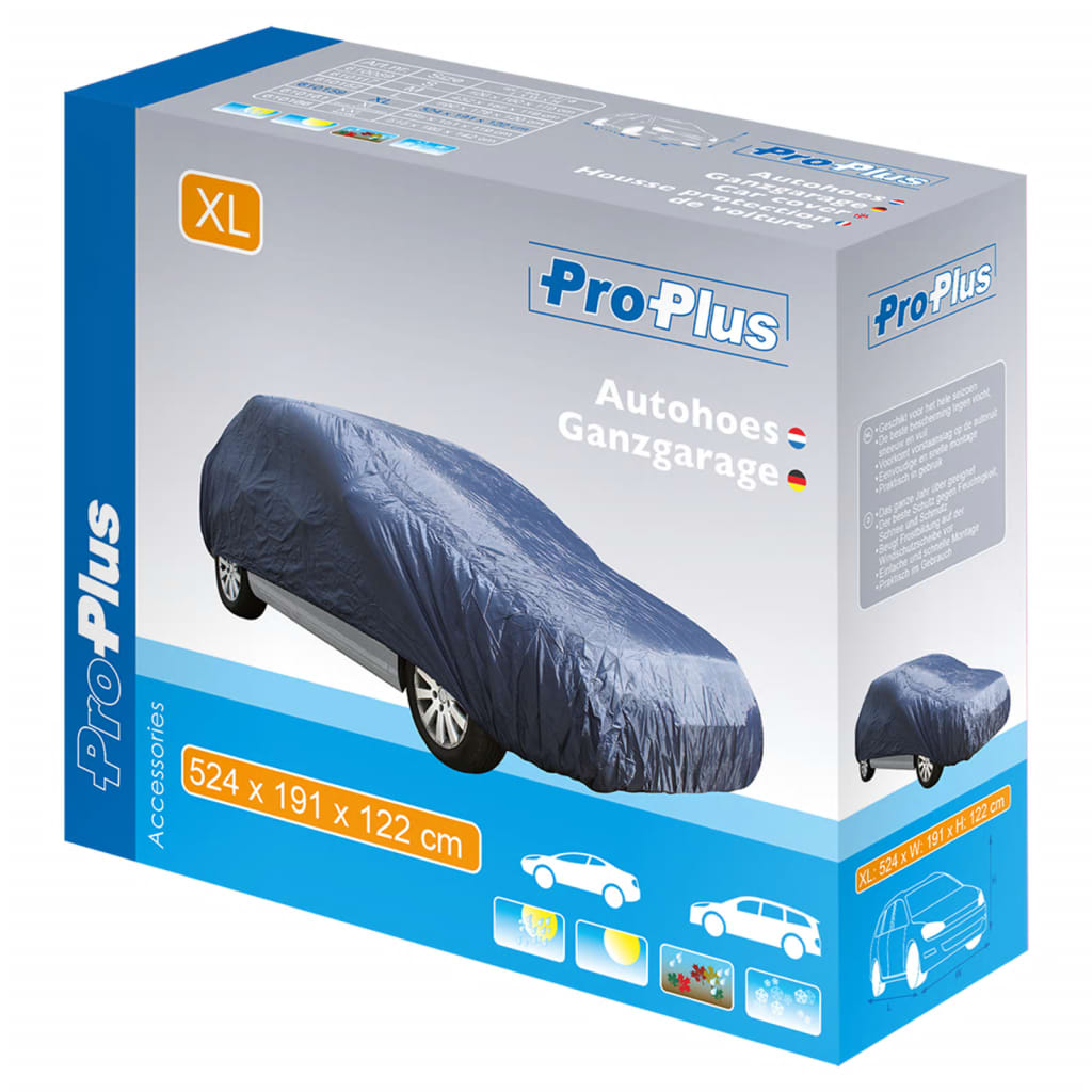 ProPlus Покривало за автомобил, размер XL, 524x191x122 см, тъмносиньо