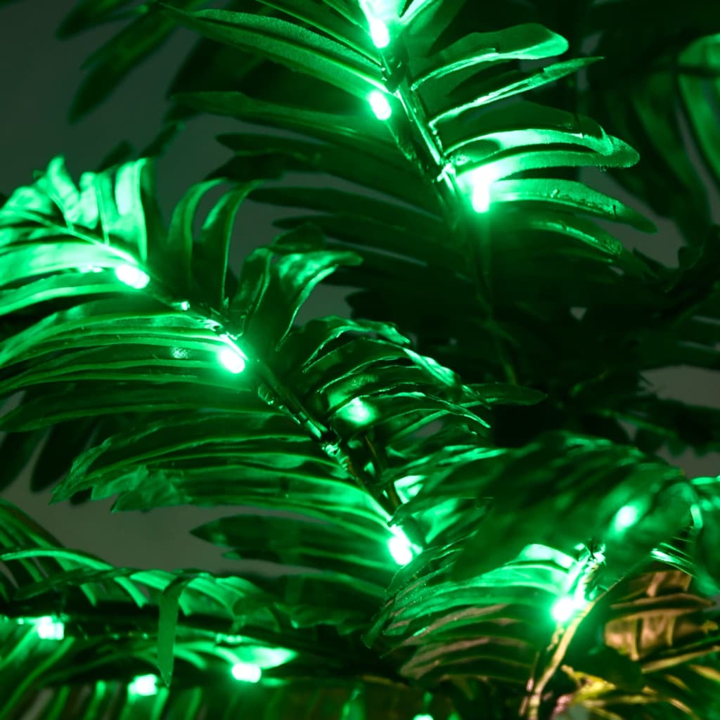 vidaXL LED палмово дърво топло бяло 192 светодиода 300 см