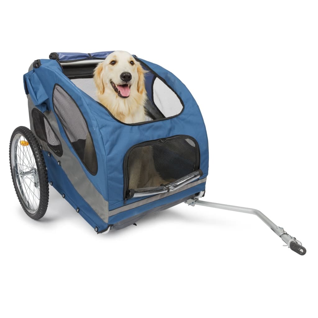 PetSafe Велосипедно ремарке за кучета "Happy Ride" L синьо