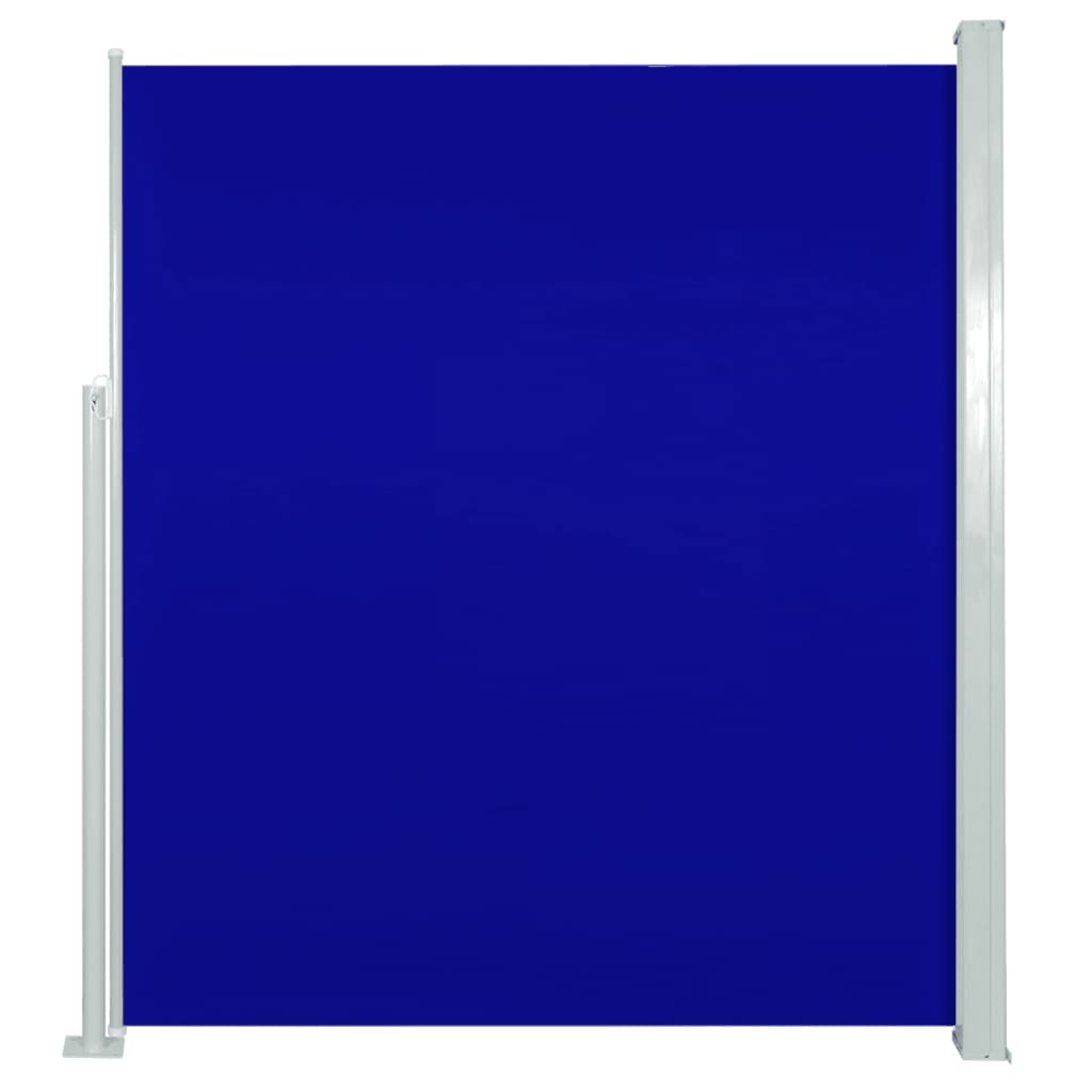 vidaXL Странична тента за вътрешен двор/тераса, 160x300 см, синя