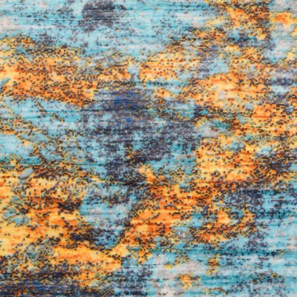 vidaXL Цветен килим с принт, 120x170 см, полиестер