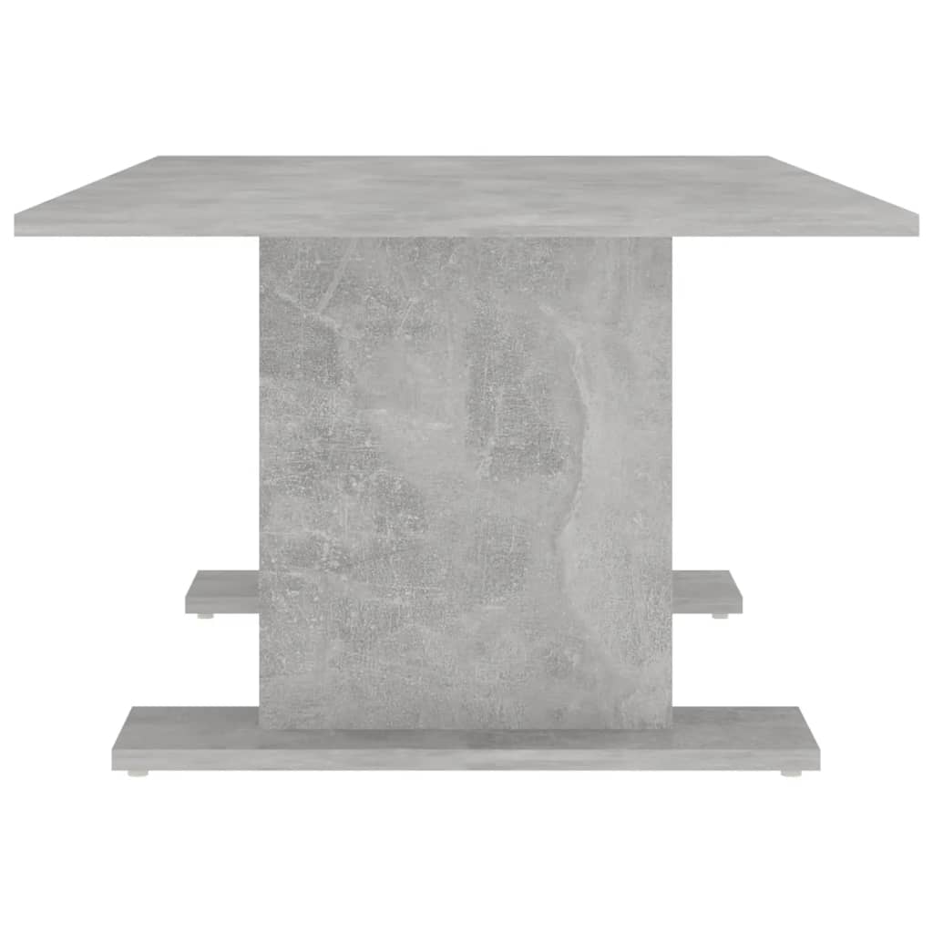 vidaXL Маса за кафе, бетонно сива, 103,5x60x40 см, ПДЧ