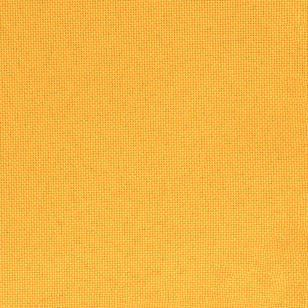 vidaXL 2-местно разтегателно канапе с две възглавници, жълто, текстил