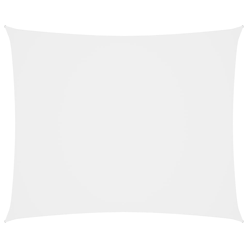 vidaXL Платно-сенник, Оксфорд текстил, правоъгълно, 4x6 м, бяло