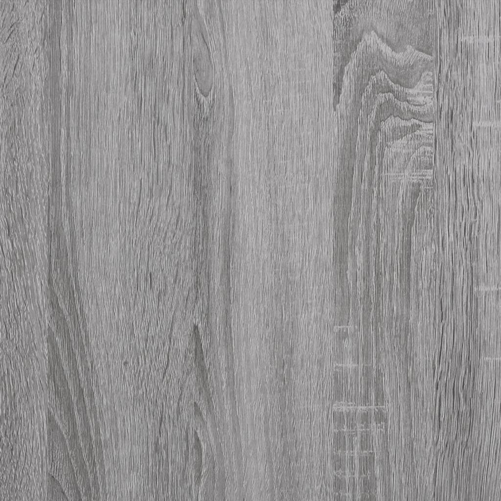 vidaXL Гардероб, сив сонома, 82,5x51,5x180 см, инженерно дърво