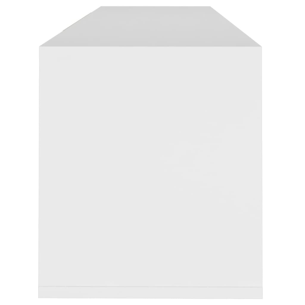 vidaXL ТВ шкаф, бял, 120x30x40,5 см, ПДЧ