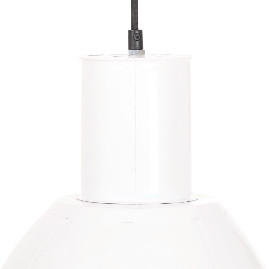 vidaXL Пенделна лампа 25 W бяла кръгла 28,5 см E27