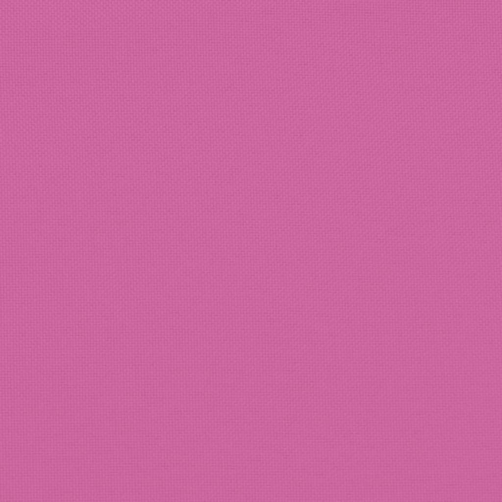 vidaXL Възглавница за стол шезлонг, розова, Оксфорд плат