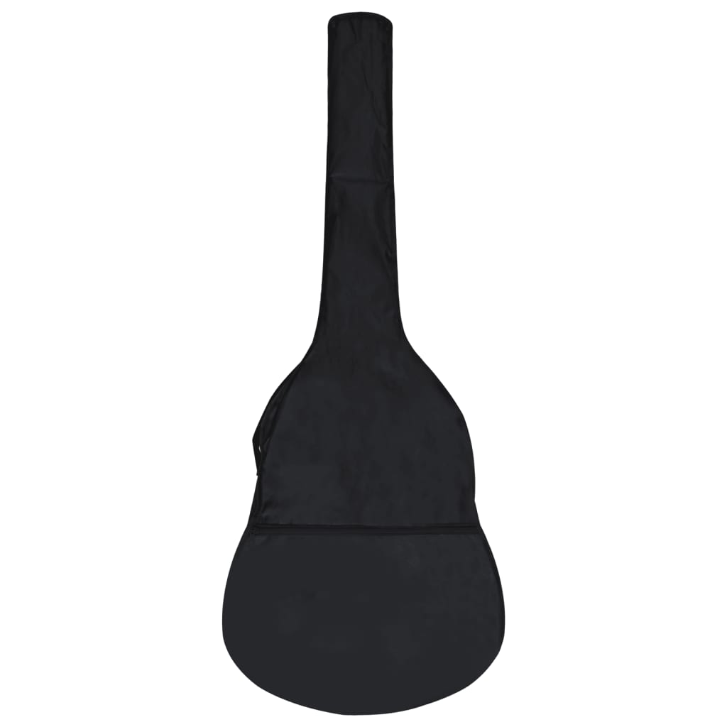 vidaXL Калъф за китара за 1/2 класическа китара черна 94x35 см плат