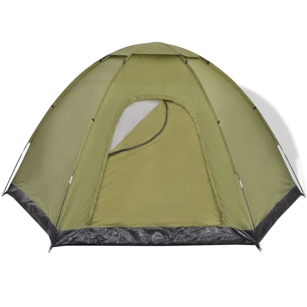 vidaXL 6-местна палатка, зелена
