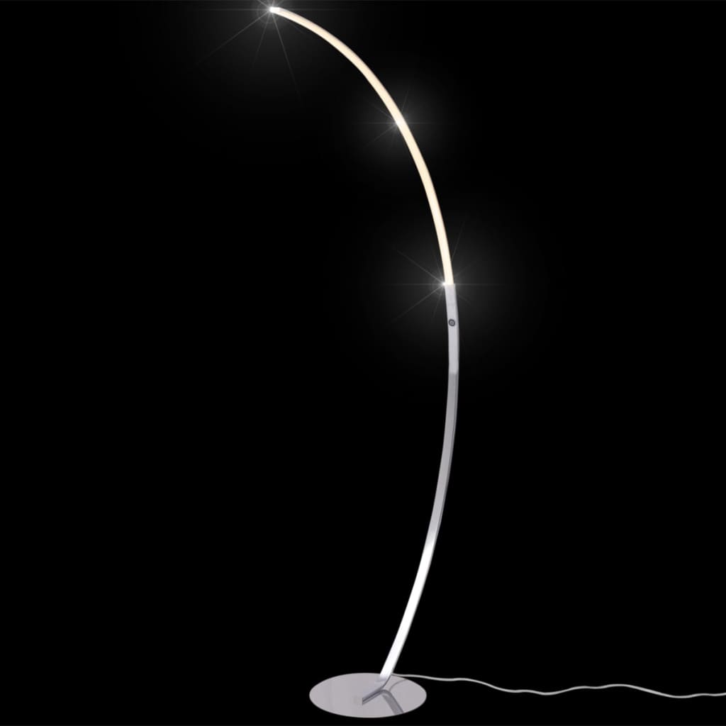 vidaXL замъглена LED подова лампа 24 W