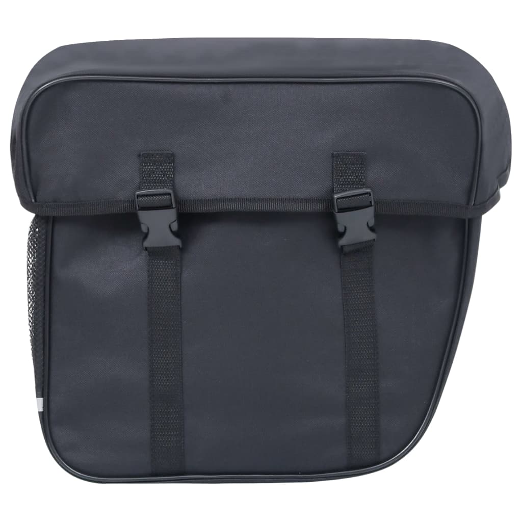 vidaXL Двойна чанта за багажник за велосипеди водоустойчива 35 л черна