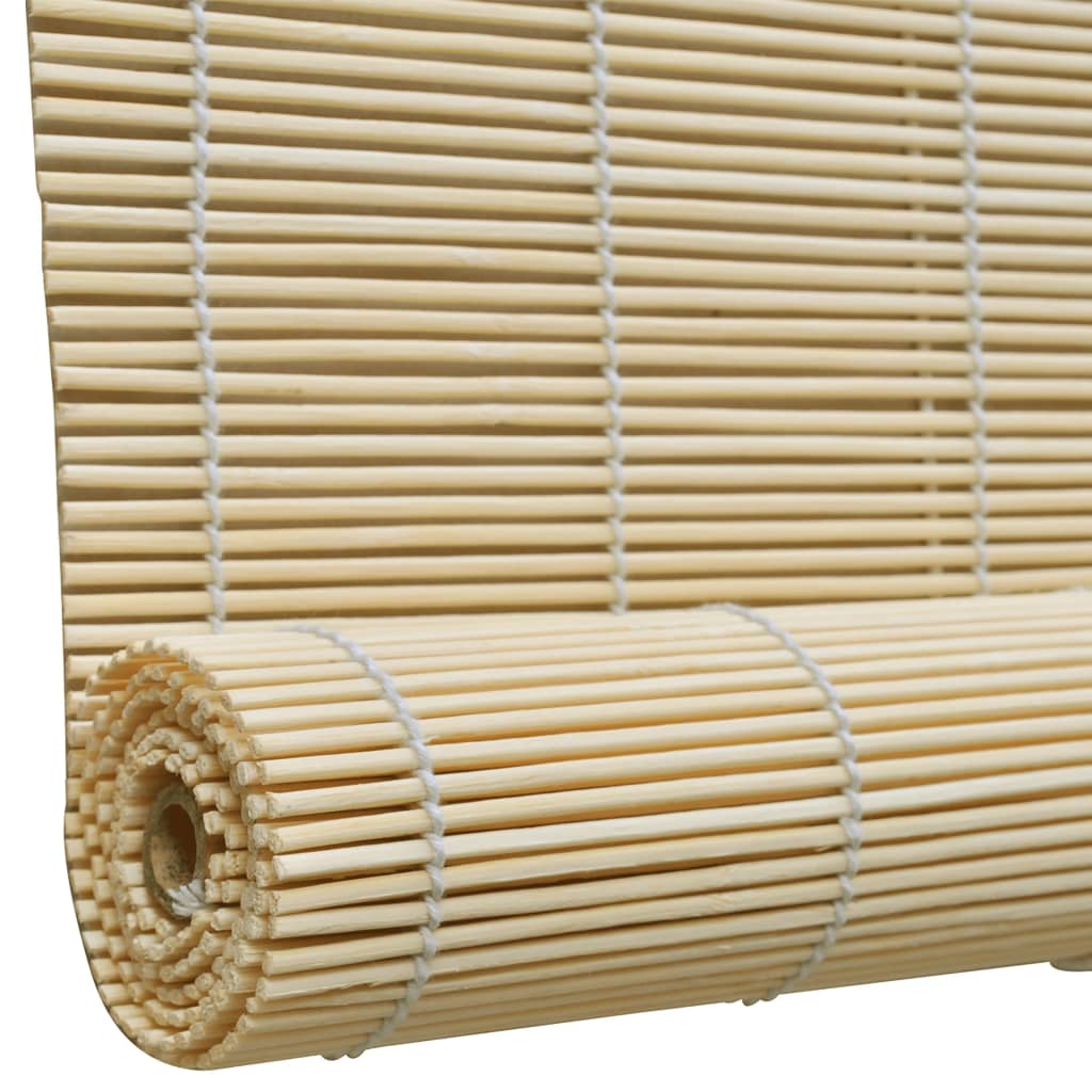 vidaXL Естествена бамбукова роло щора 140х160 см