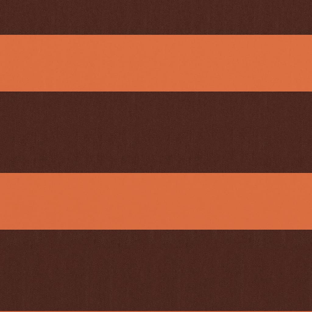 vidaXL Балконски параван, оранжево и кафяво, 90x500 см, оксфорд плат