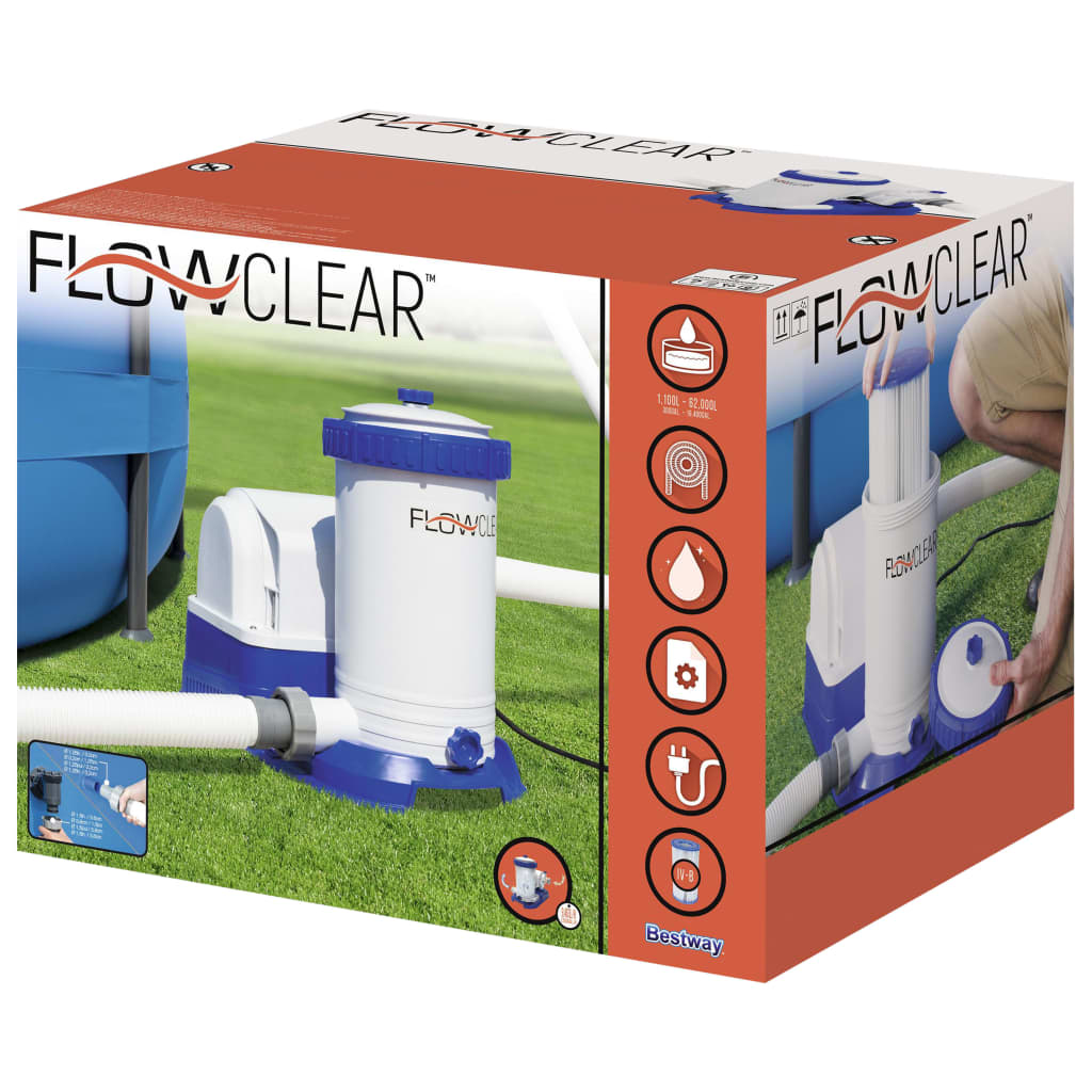 Bestway Flowclear Филтърна помпа за плувен басейн 9463 л/ч
