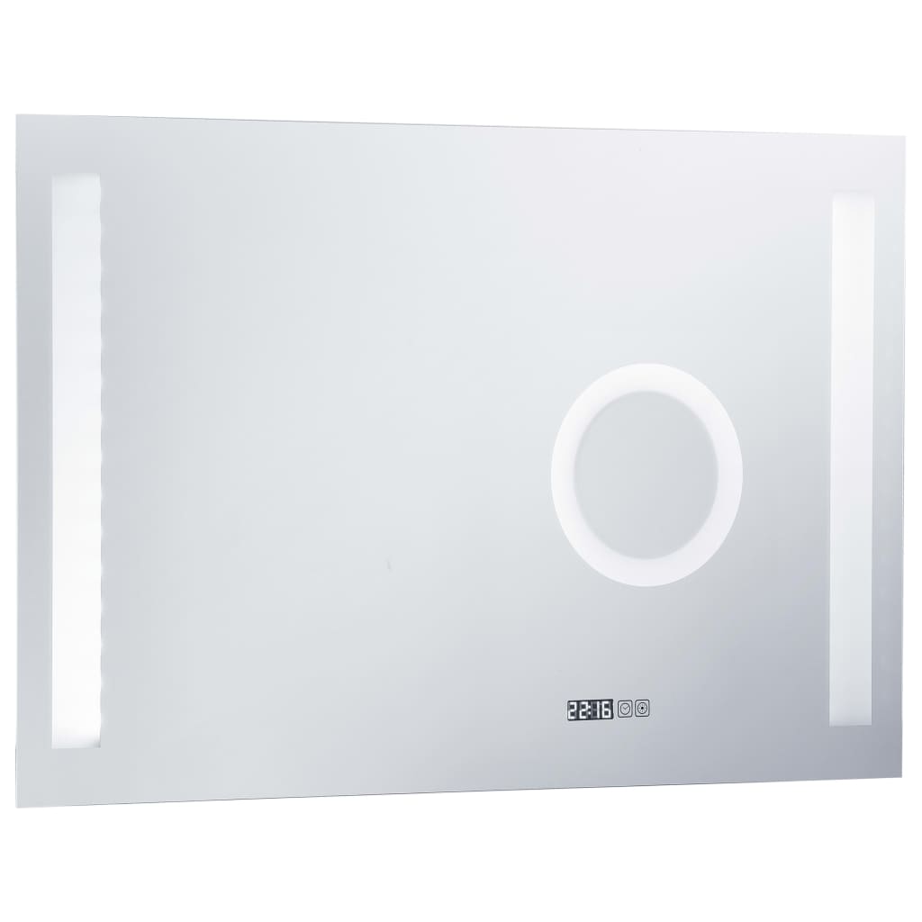 vidaXL LED стенно огледало за баня със сензор за допир, 100x60 см