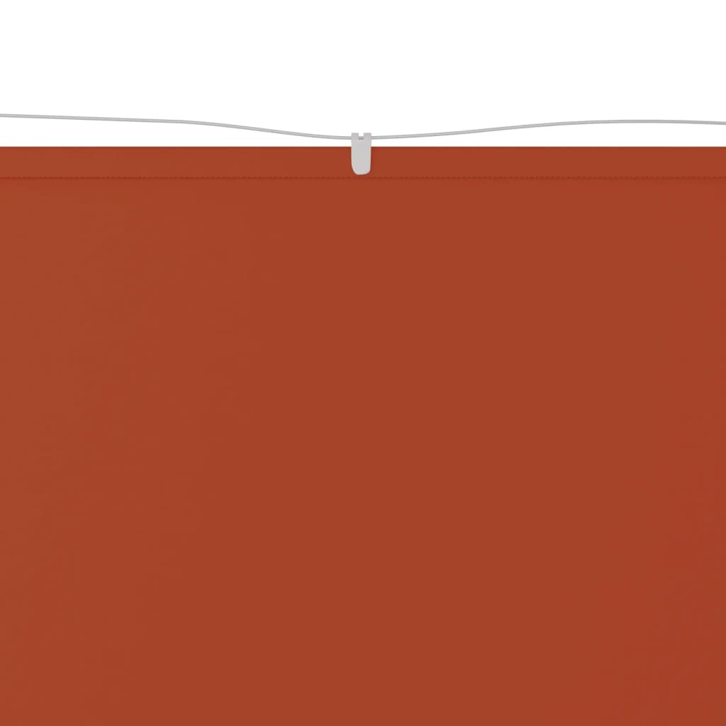 vidaXL Вертикален сенник, теракота, 180x270 см, оксфорд плат