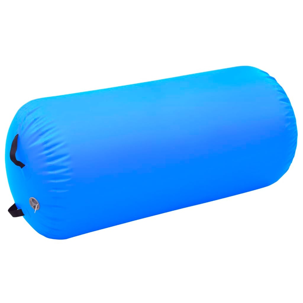 vidaXL Надуваем гимнастически дюшек с помпа 120x75 см PVC син