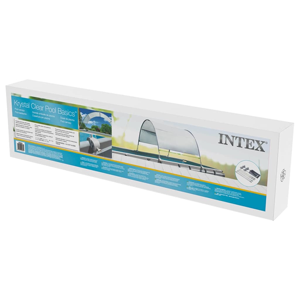 Intex Сенник за басейн, светлосив