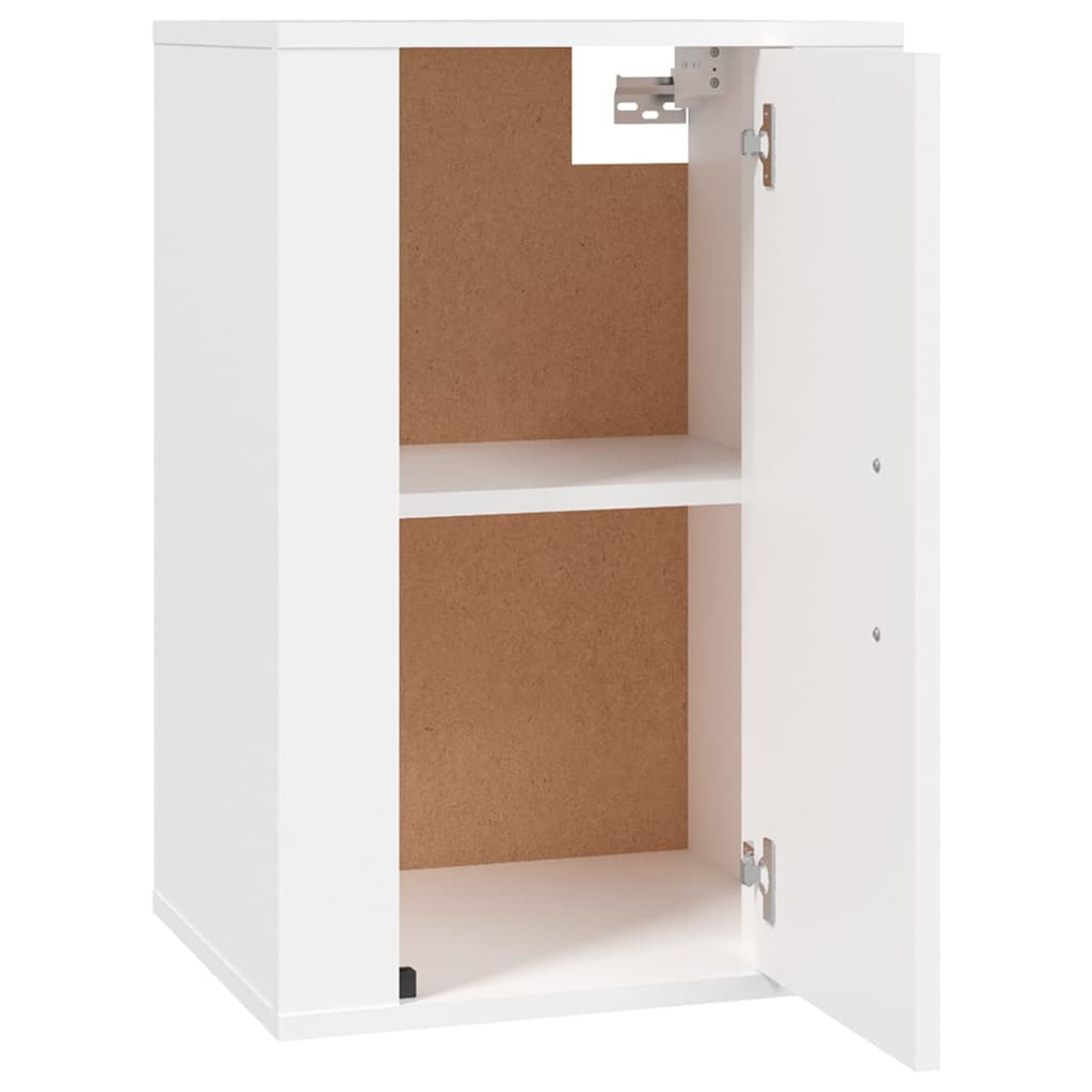 vidaXL ТВ шкафове със стенен монтаж, 2 бр, бели, 40x34,5x60 см