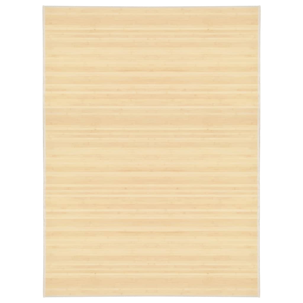 vidaXL Бамбуков килим, 150x200 см, естествен цвят