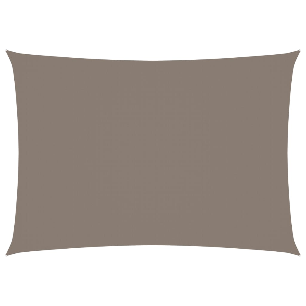 vidaXL Платно-сенник, Оксфорд текстил, правоъгълно, 3,5x4,5 м, таупе