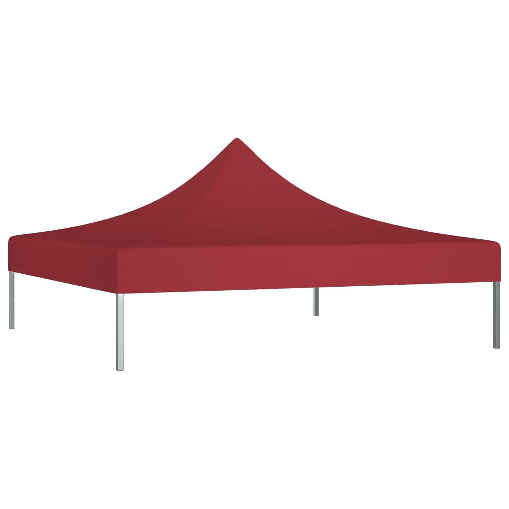 vidaXL Покривало за парти шатра, 2x2 м, бордо, 270 г/м²