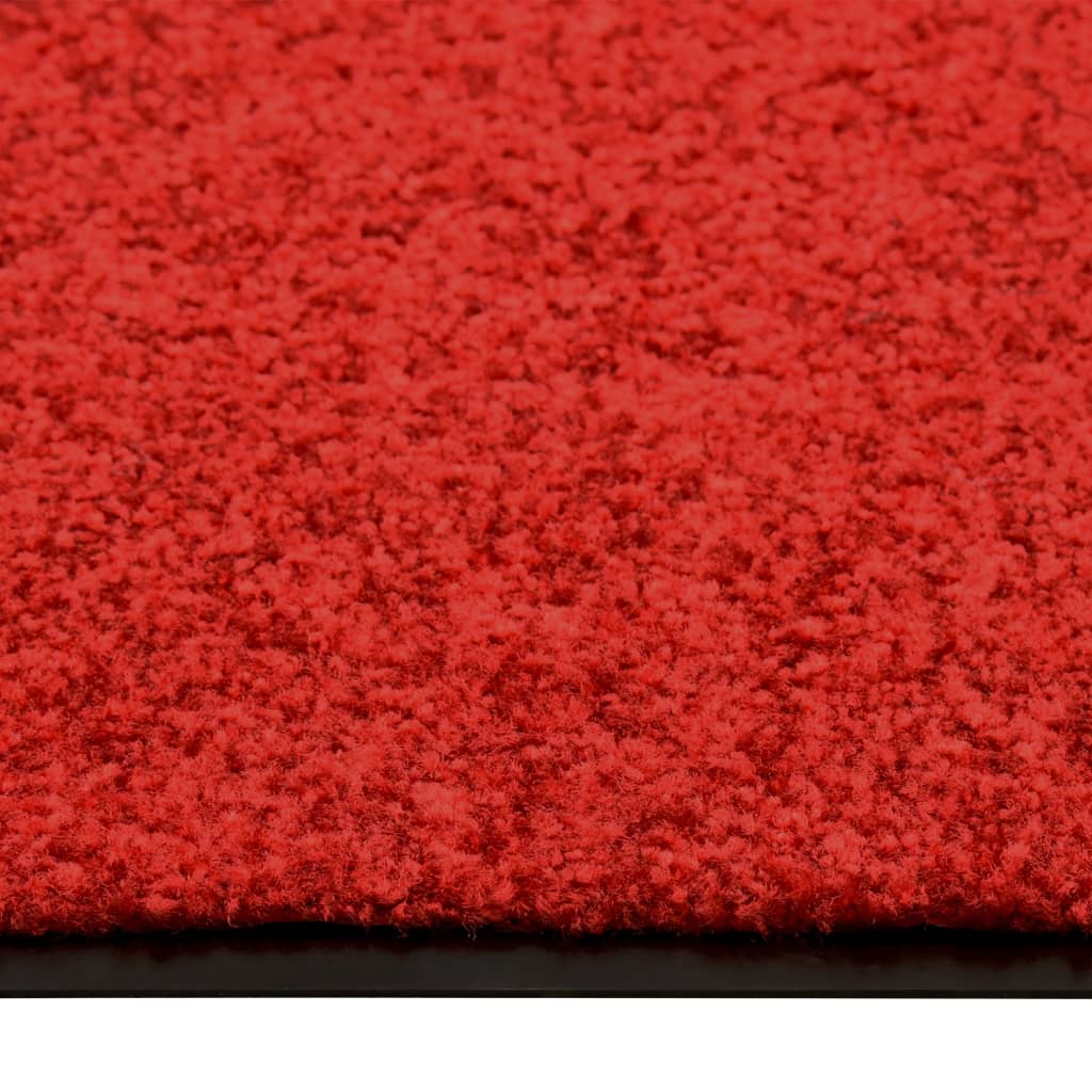 vidaXL Перима изтривалка, червена, 60x180 см