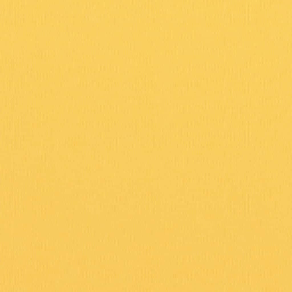 vidaXL Балконски параван, жълт, 75x400 см, оксфорд плат