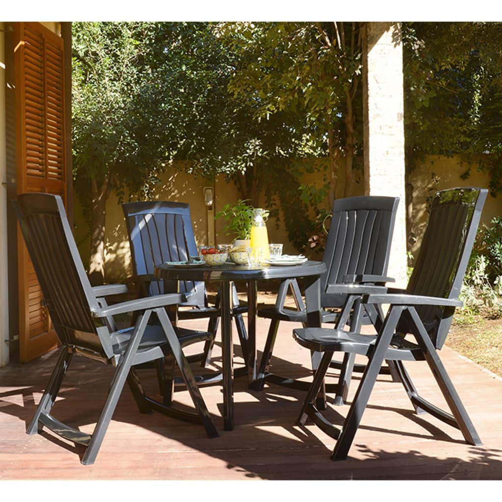 Keter Накланящи се градински столове Corsica, 2 бр, сиви