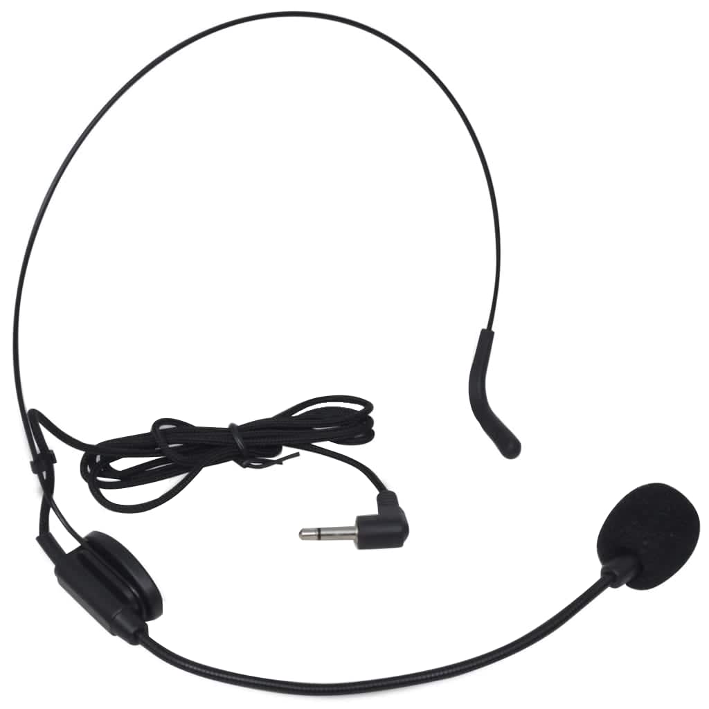 Приемник с 1 безжичен VHF микрофон и 1 безжични VHF слушалки