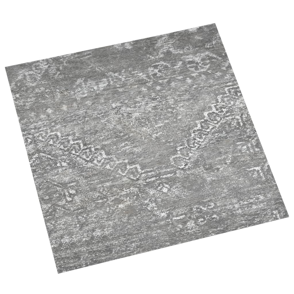 vidaXL Самозалепващи подови дъски 20 бр PVC 1,86 м² бетонно сиви