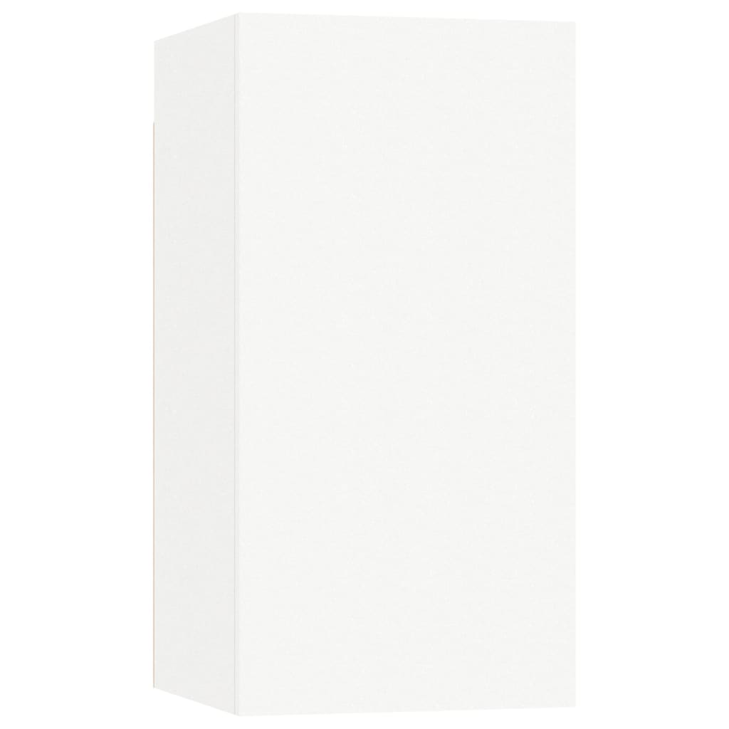 vidaXL ТВ шкаф, бял, 30,5x30x60 см, ПДЧ