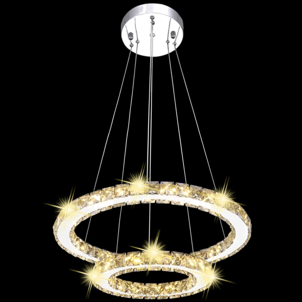 Кристален LED полилей с два пръстена 23,6 W