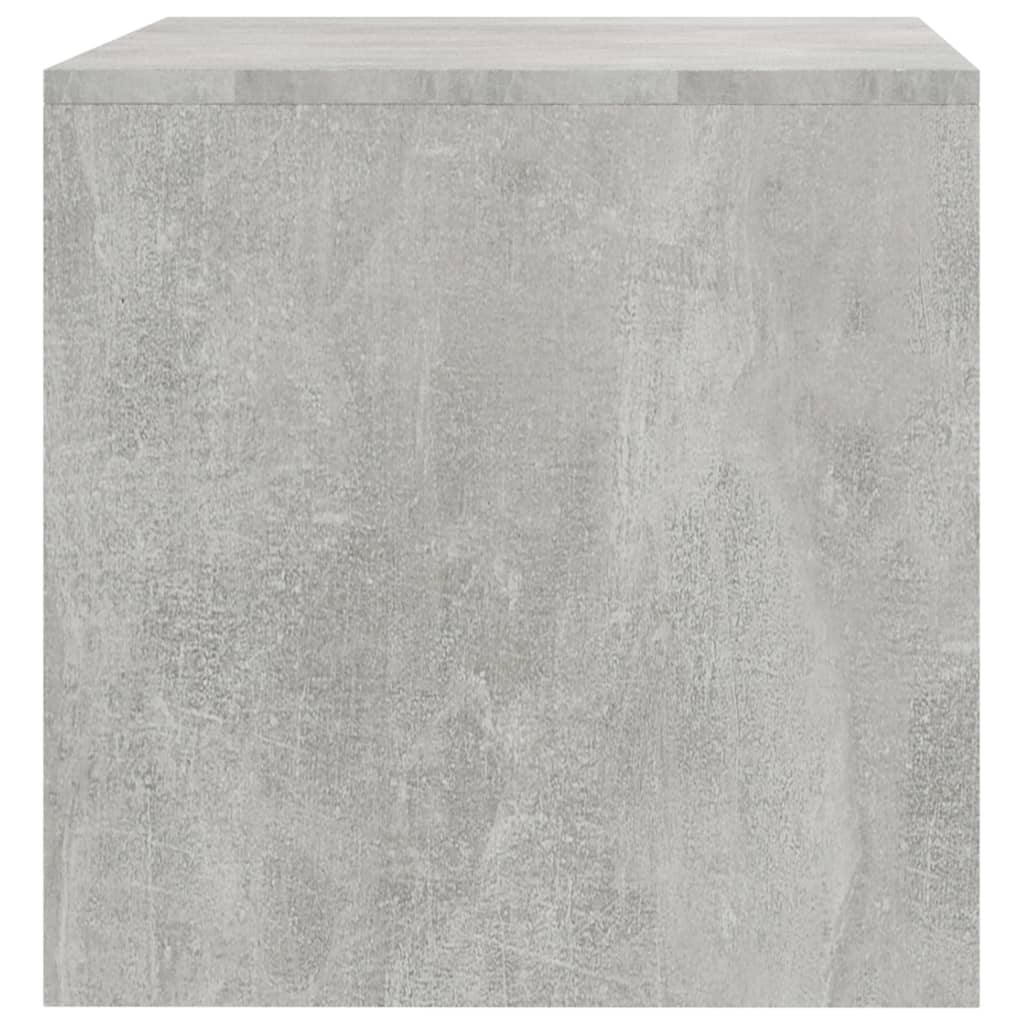 vidaXL ТВ шкаф, бетонно сив, 80x40x40 см, ПДЧ