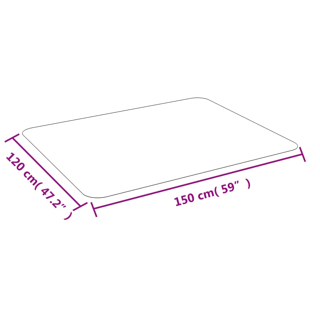 vidaXL Подова подложка за ламинат или килим 150 см x 120 см