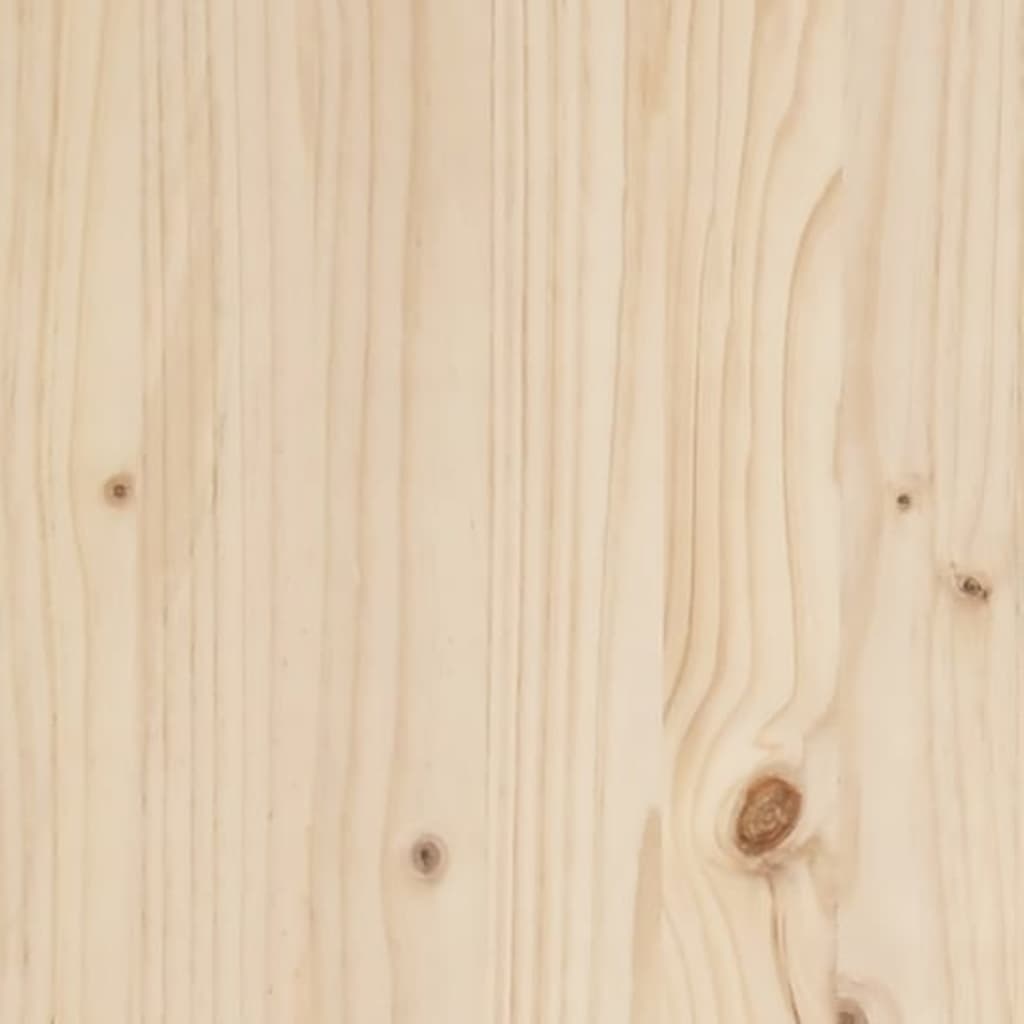vidaXL Разтегателна кушетка, борово дърво масив, 2x(80x200) см