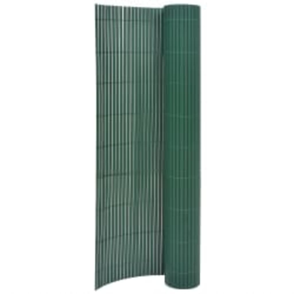 vidaXL Двустранна градинска ограда, 110x300 см, зелена