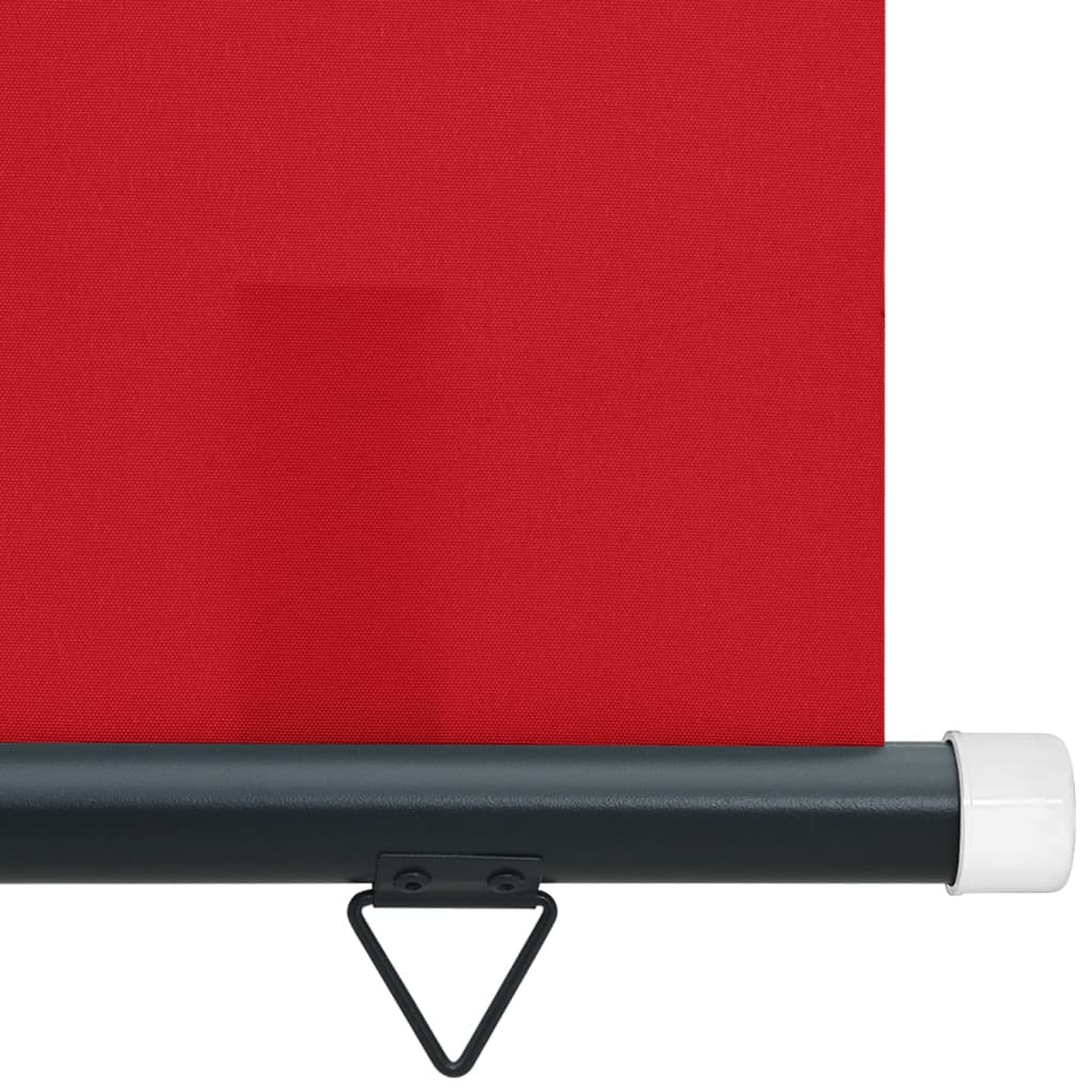 vidaXL Вертикална тента за балкон, 175x250 см, червена
