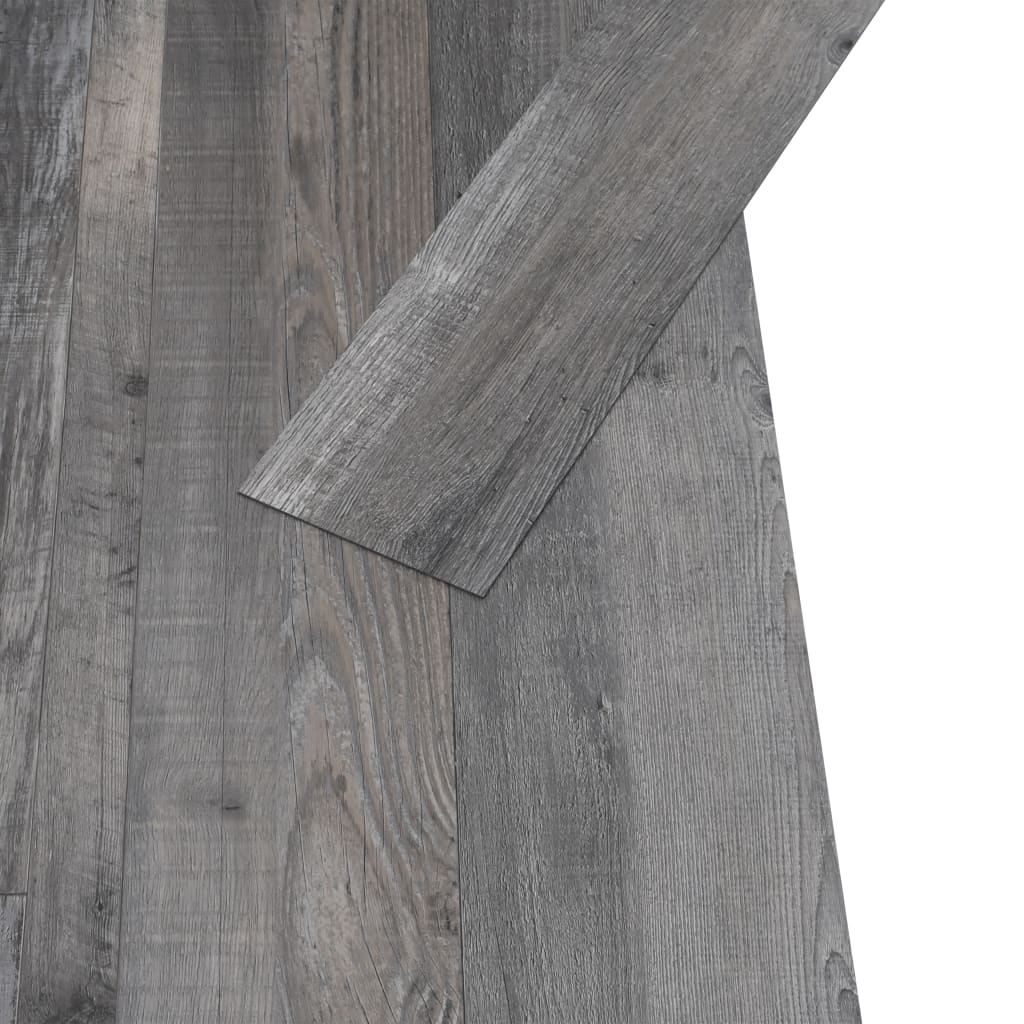 vidaXL PVC подови дъски 5,02 м² 2 мм самозалепващи индустриално дърво