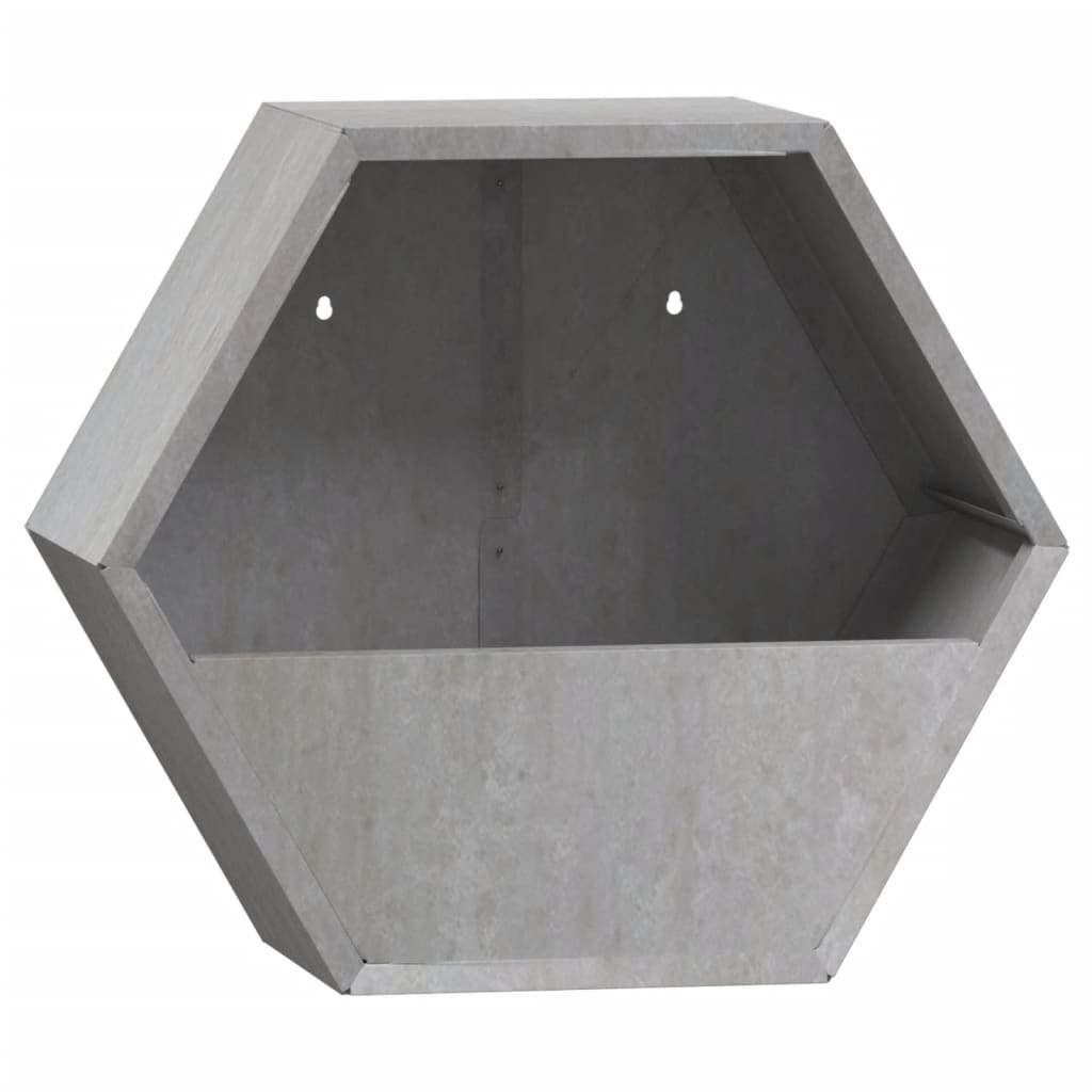 vidaXL Стенни кашпи, 2 бр, ръждиво, кортенова стомана, 30x10x25 см