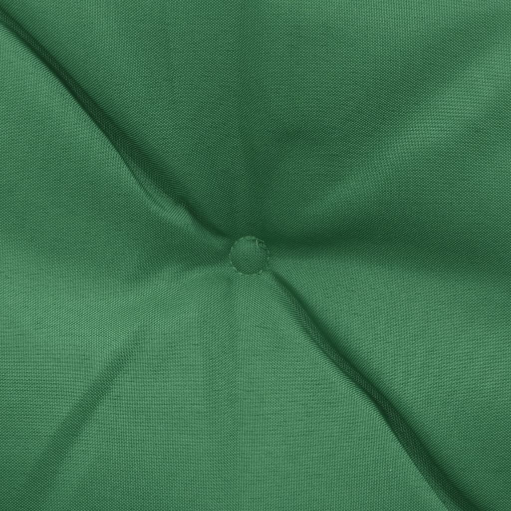 vidaXL Възглавници за градинска люлка, 2 бр, зелени, 50 см