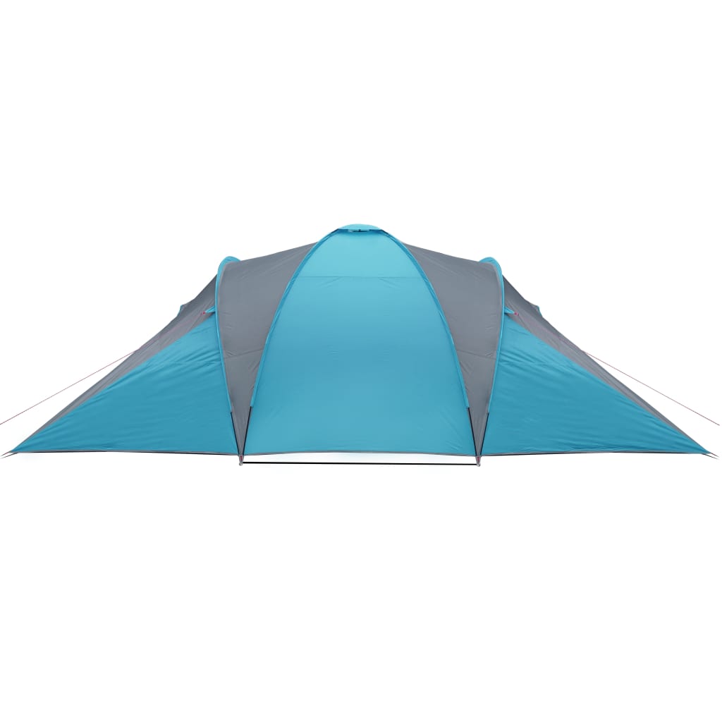 vidaXL Семейна куполна палатка, 6-местна, синя, водоустойчива