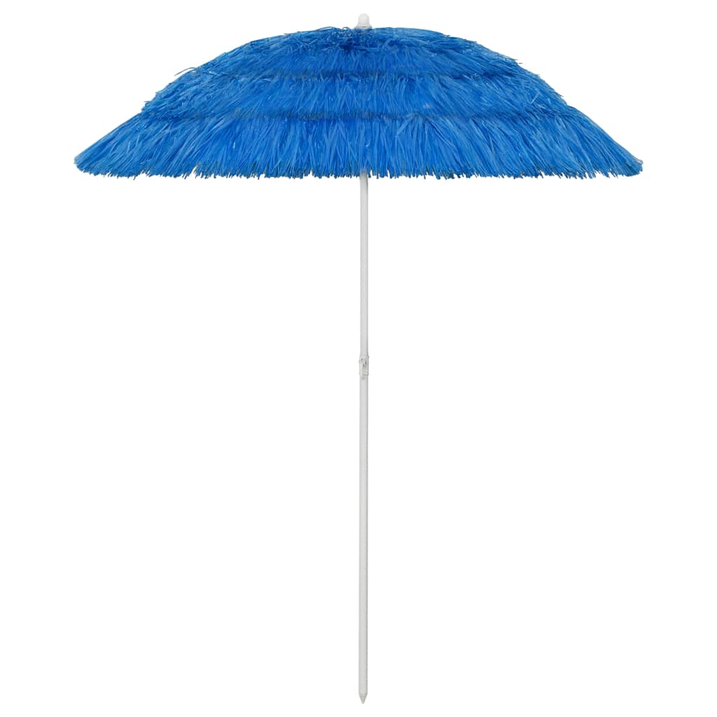 vidaXL Плажен чадър Hawaii син 180 см