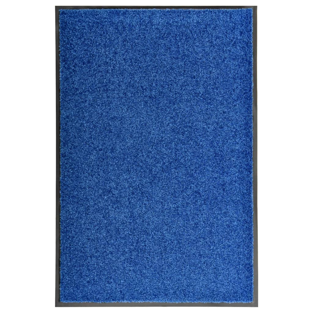 vidaXL Перима изтривалка, синя, 60x90 см