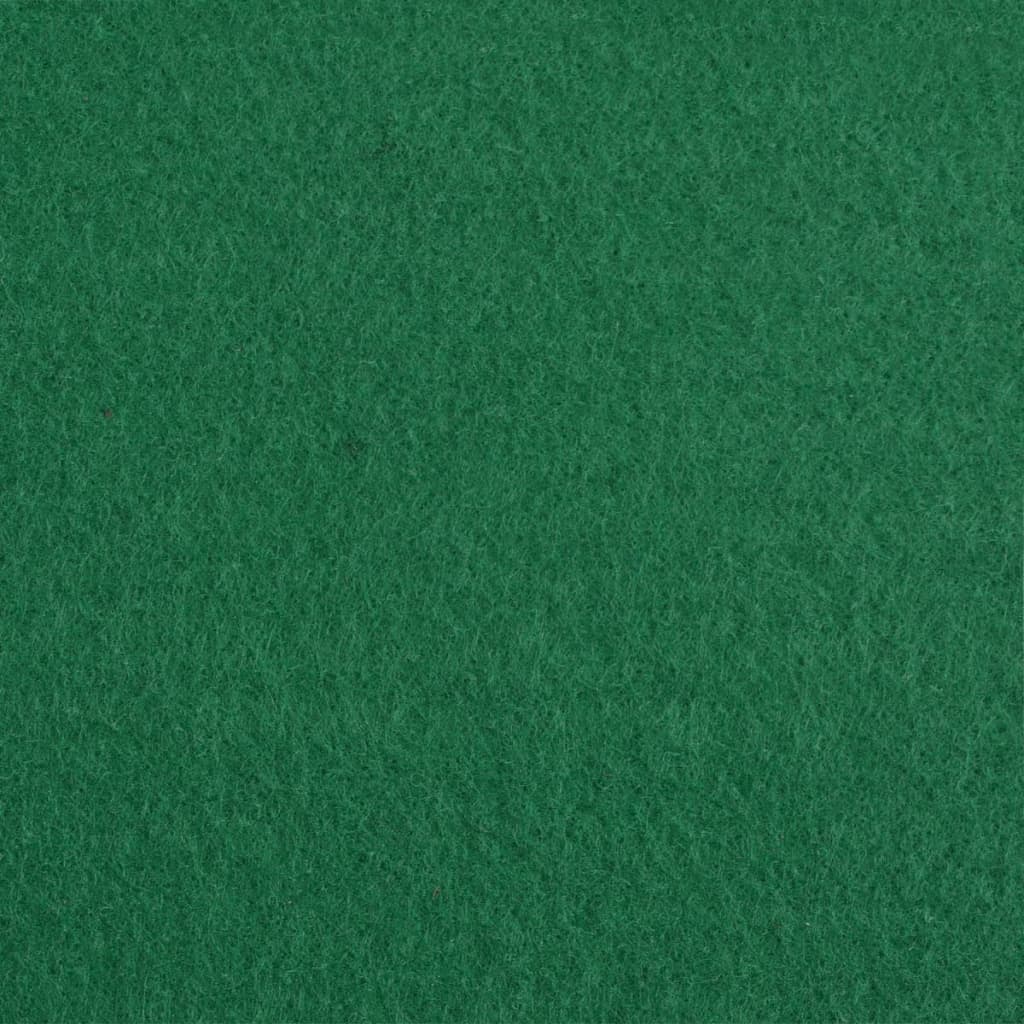 vidaXL Изложбен килим, 1x24 м, зелен