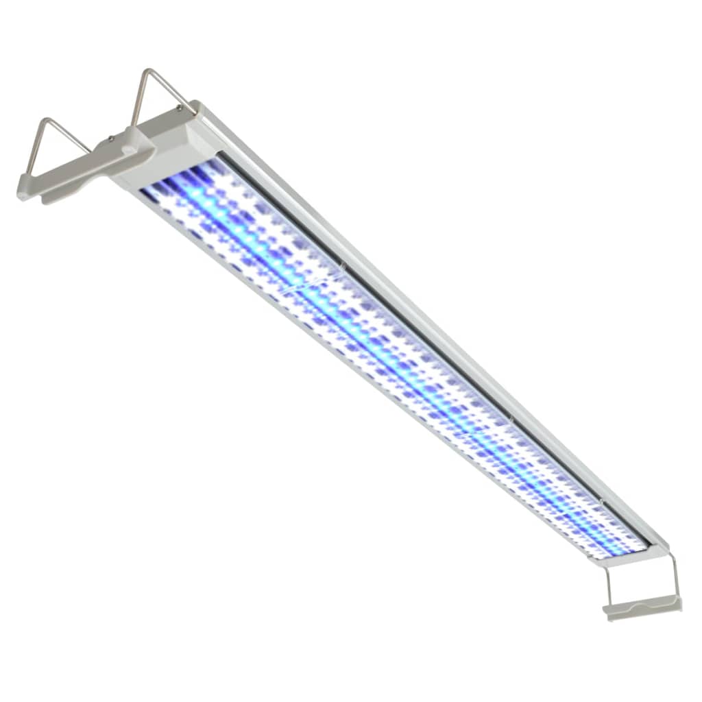 vidaXL Светодиодна лампа за аквариум, 100-110 см, алуминий IP67